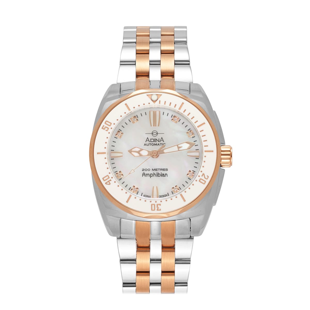 Automatic Amphibian Ladies Diamond Set* Dress Dive Watch CT111 M0XB