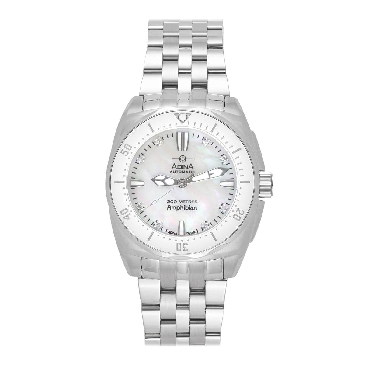 Automatic Amphibian Ladies Diamond Set* Dress Dive Watch CT111 S0XB