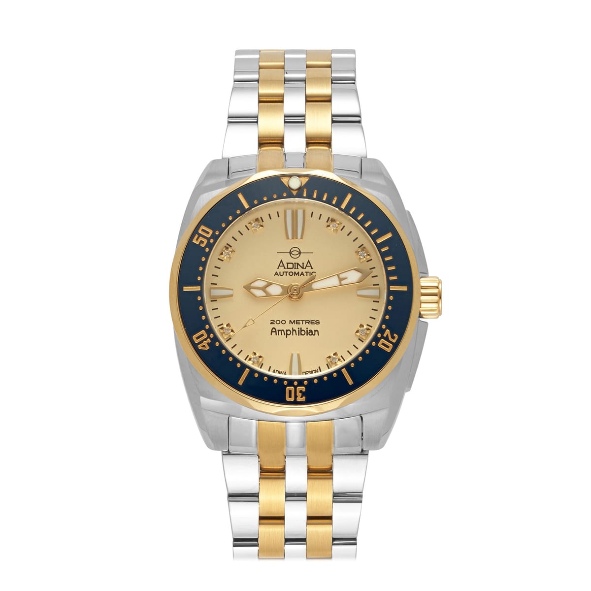 Automatic Amphibian Ladies Diamond Set* Dress Dive Watch CT111 T3XB