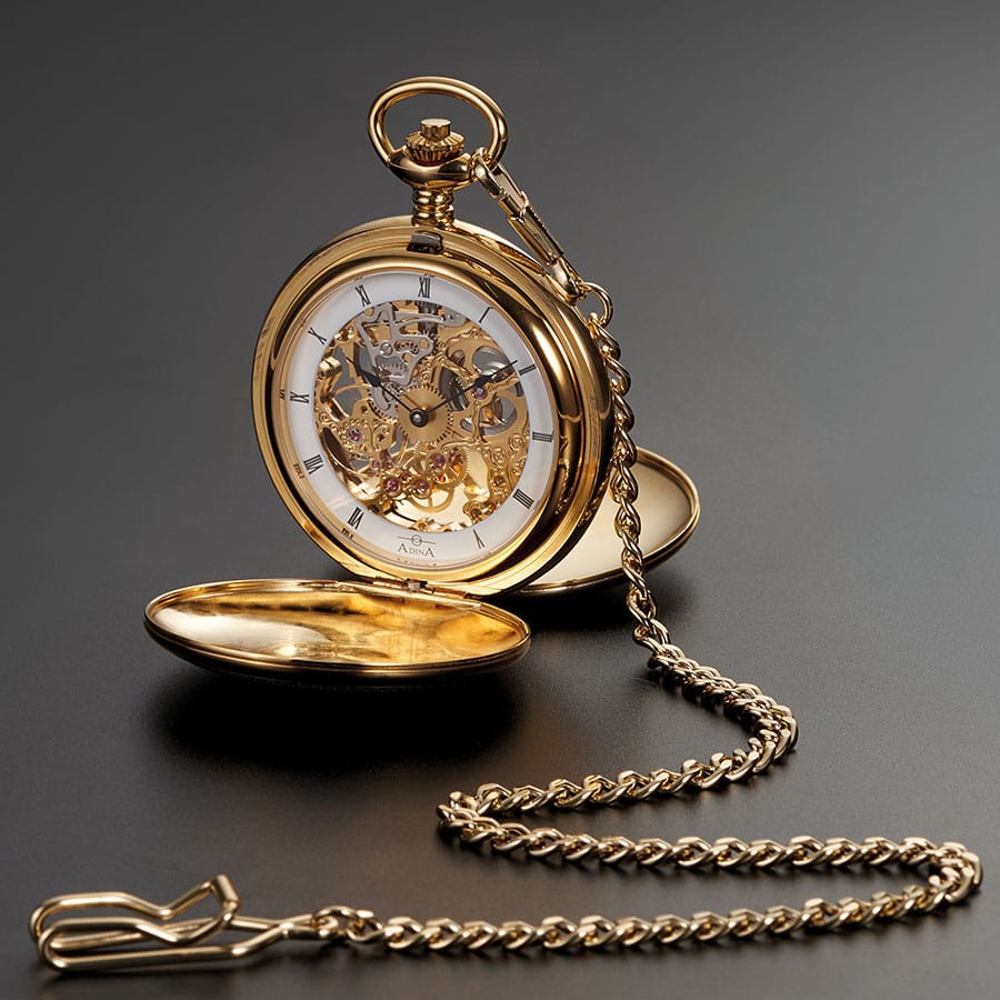 Kensington Mechanical Double Hunter Pocket Watch PW57520G1RP