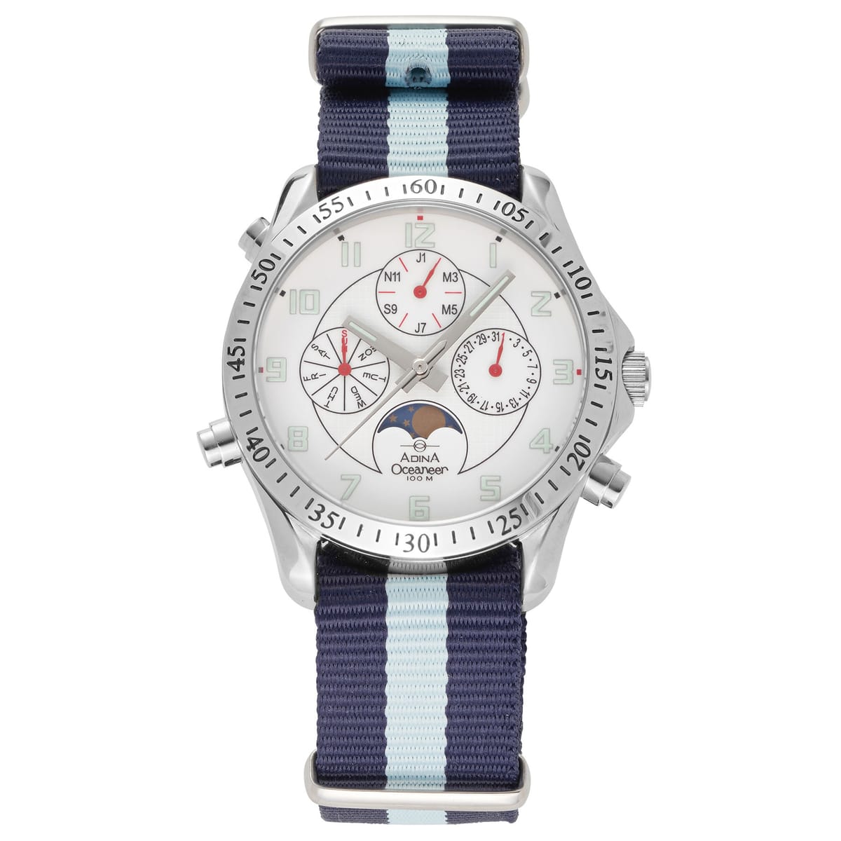 Oceaneer Moon Phase Sports Watch NK139S1FS