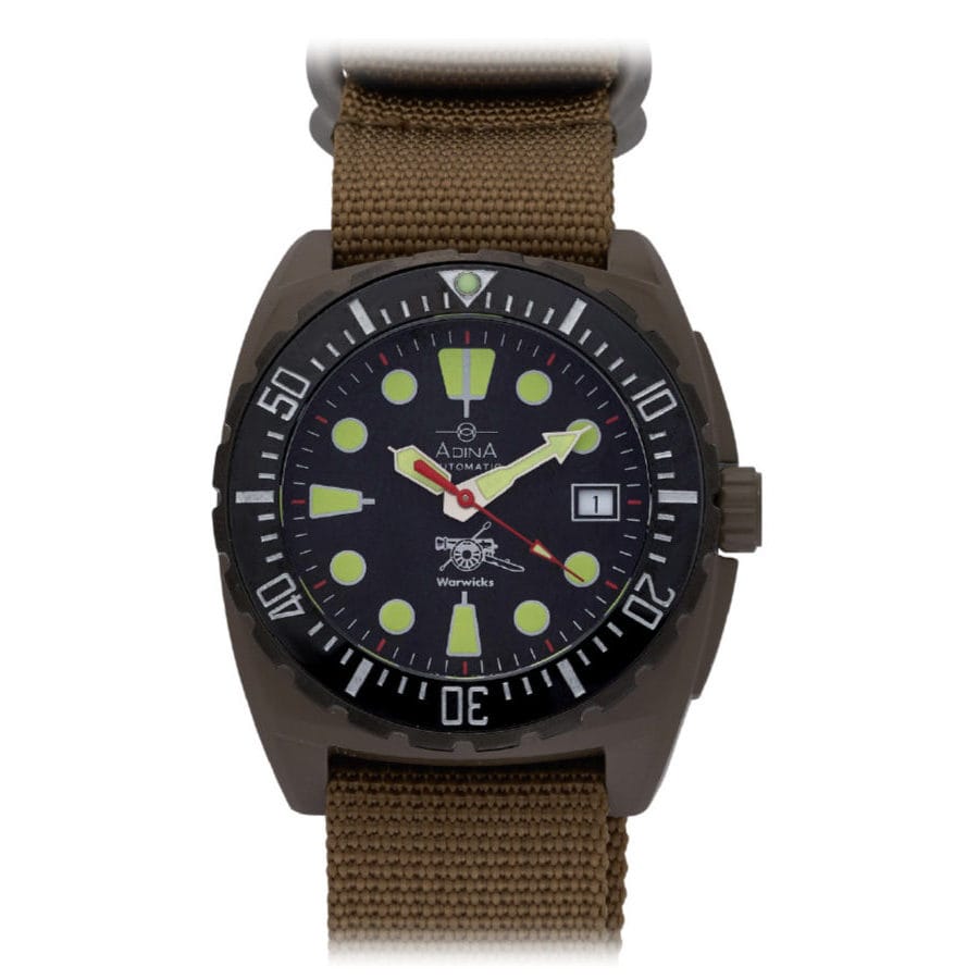 Adina Automatic Warwick Firearms Mil Spec Edition Watch CT115 (Flat Dark Earth)
