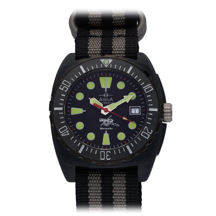 Adina Automatic Warwick Firearms Mil Spec Edition Watch CT115 (Midnight)
