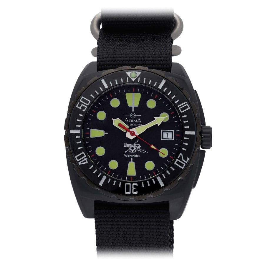 Adina Automatic Warwick Firearms Mil Spec Edition Watch CT115 (Blackout)