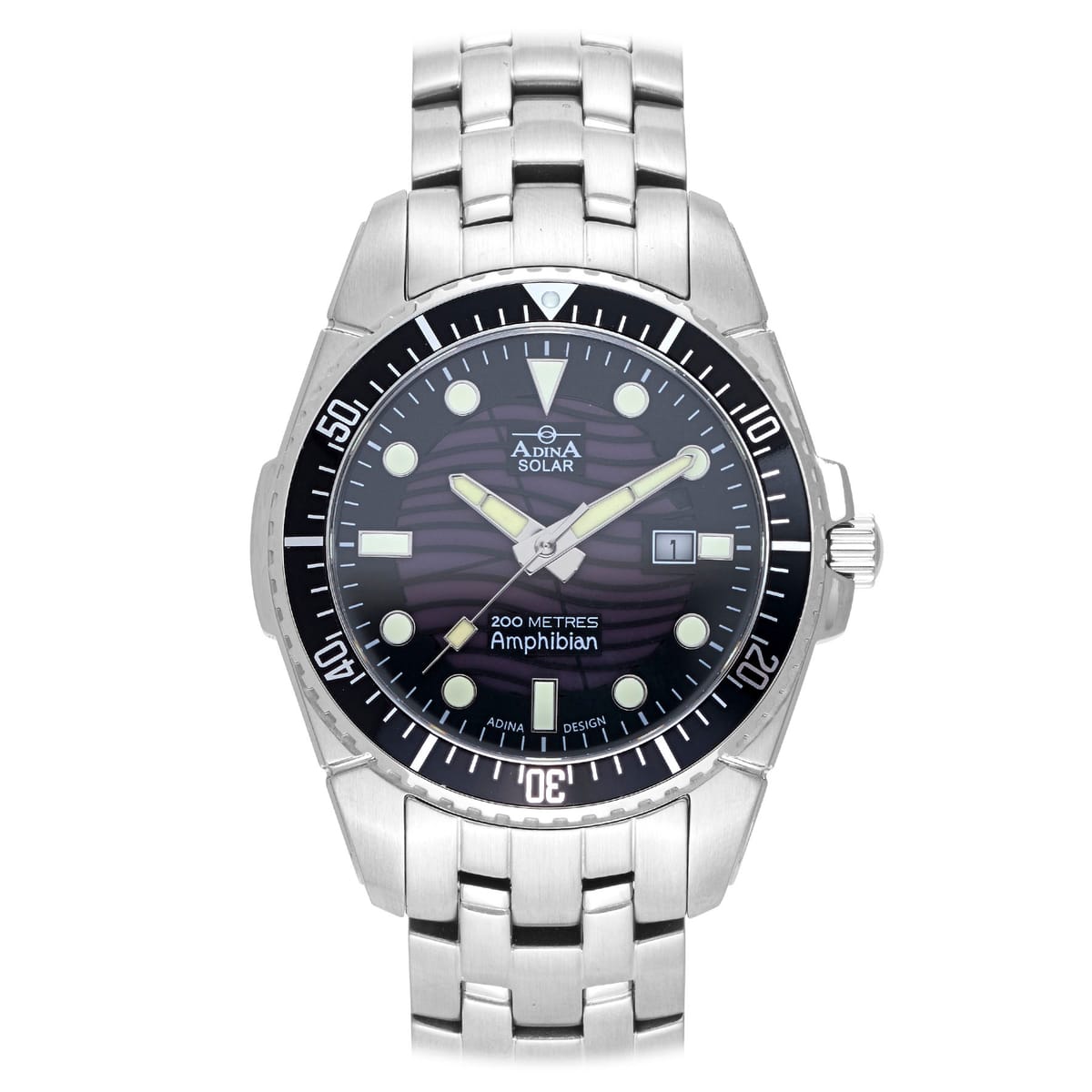 Solar Amphibian Dive Watch NK142-SS2XB