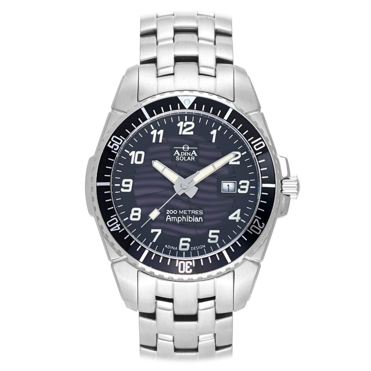 Solar Amphibian Dive Watch NK142-SS2FB